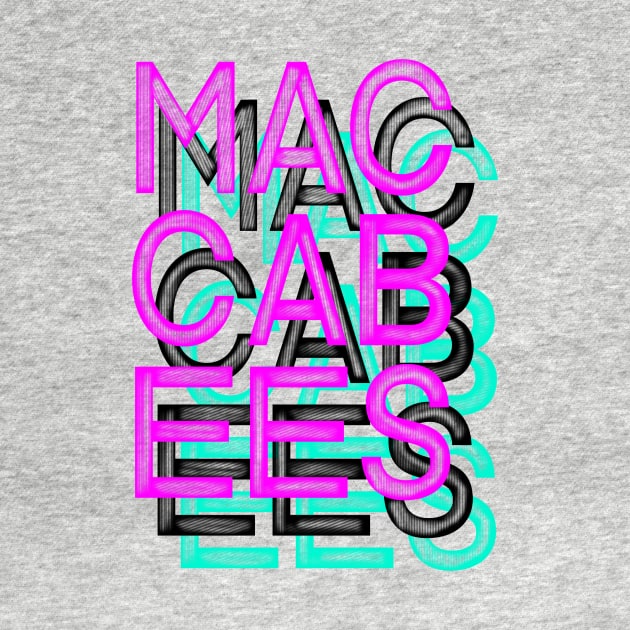 Glitchy Maccabees Logo by HAPHEART.COM